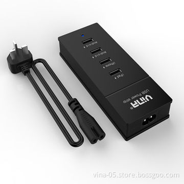 4-port USB desktop charger